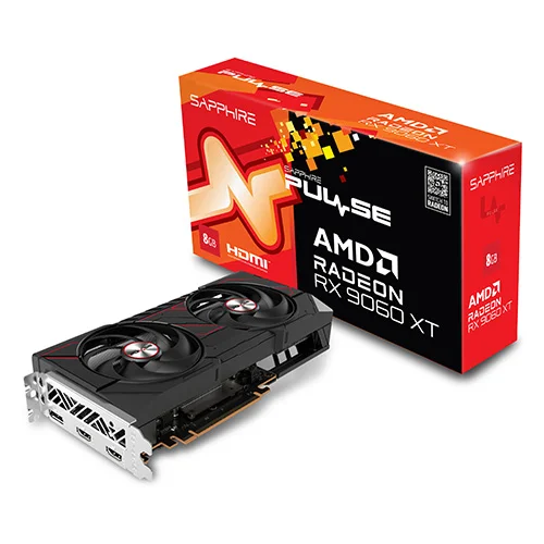 Sapphire Pulse RX 9060 XT OC 8GB GDDR6 Graphics Card