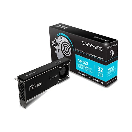 Sapphire Radeon AI Pro R9700 32GB GDDR6 Graphics Card