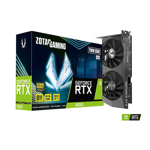 Zotac RTX 3050 Twin Edge OC LHR 8GB Gaming Graphics Card