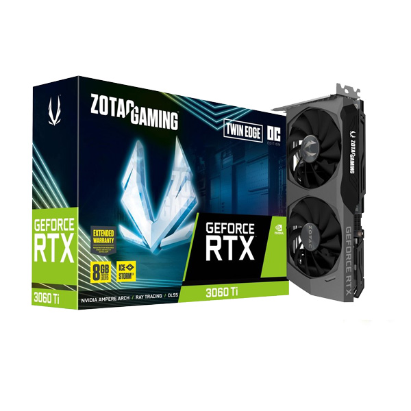 Zotac RTX 3060 Ti Twin Edge OC LHR 8GB Graphics Card