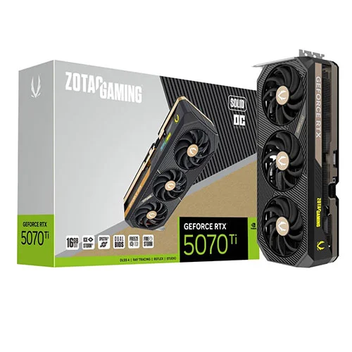 Zotac Gaming RTX 5070 Ti Solid OC 16GB GDDR7 Graphics Card