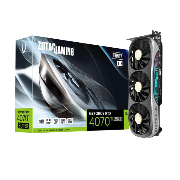 Zotac RTX 4070 Ti Super Trinity OC 16GB Gaming Graphics Card