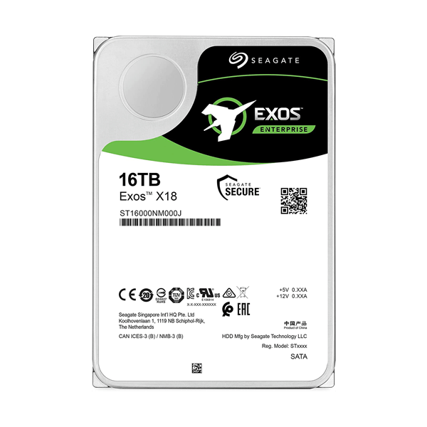 Seagate Exos X18 16TB Enterprise Internal Hard Drive