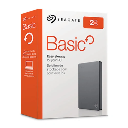 Seagate Basic Portable 2TB External Hard Drive