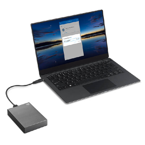 Seagate One Touch 4TB Space Grey External Hard Drive