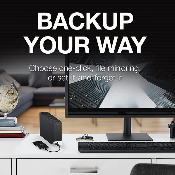 Seagate One Touch 4TB External Hard Drive (Black)