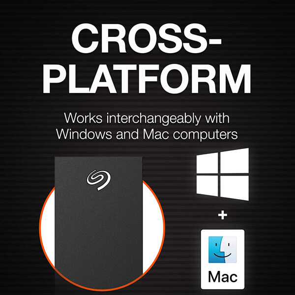 Seagate One Touch 6TB External Hard Drive (Black)