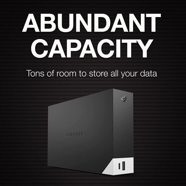 Seagate One Touch 6TB External Hard Drive (Black)