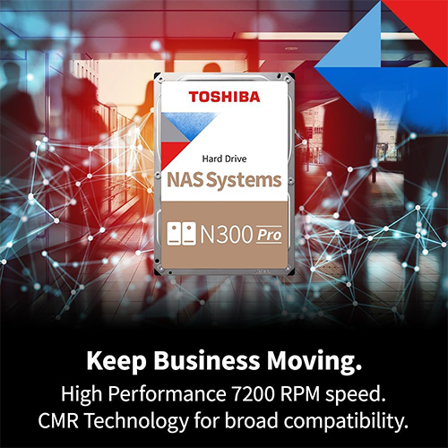 Toshiba N300 Pro 18TB NAS Hard Drive