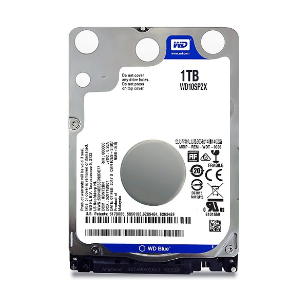 Western Digital Blue 1TB 5400 RPM Laptop Hard Drive
