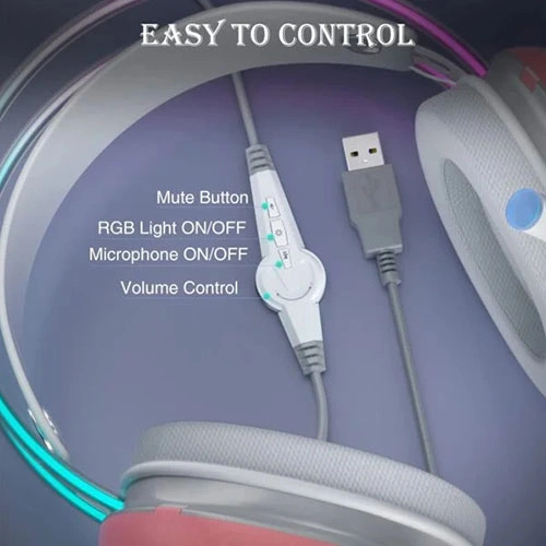 Aula S505 RGB Green Gaming Headset