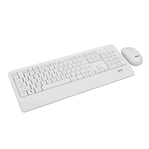 Acer Palmease Wireless White Keyboard and Mouse Combo