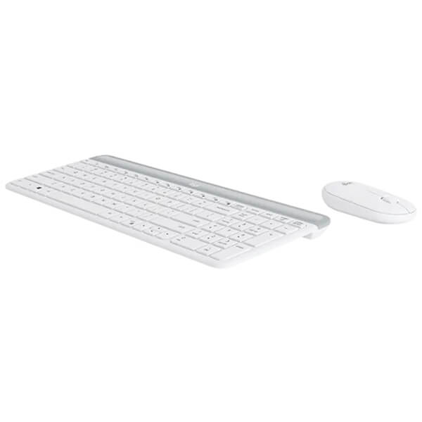 Logitech MK470 Slim Wireless Keyboard and Mouse Combo, Off-White