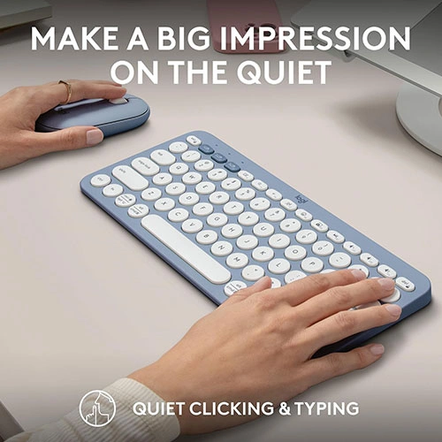 Logitech Pebble 2 Blue Keyboard and Mouse Combo