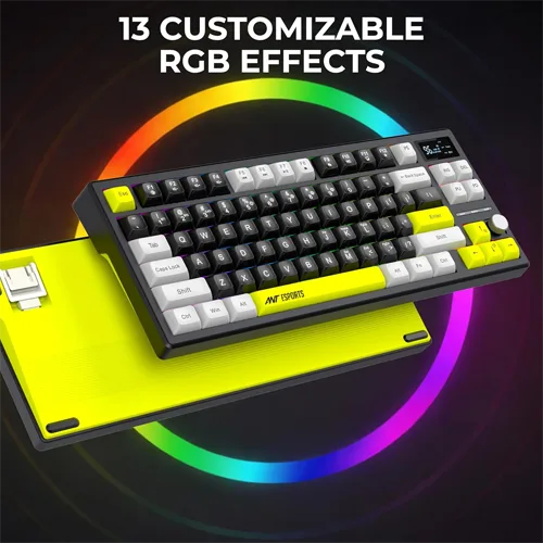 Ant Esports APEX 200 Wireless Tri Mode RGB Mechanical Gaming Keyboard