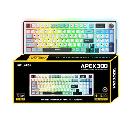 Ant Esports APEX300 Wireless Tri Mode RGB Mechanical Gaming Keyboard
