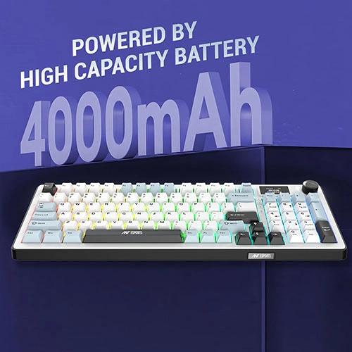 Ant Esports APEX300 Wireless Tri Mode RGB Mechanical Gaming Keyboard