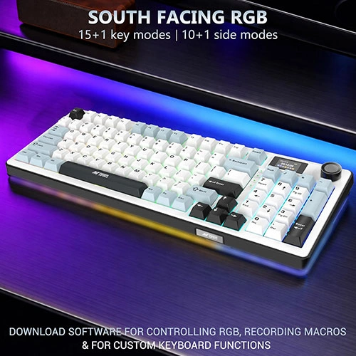 Ant Esports APEX300 Wireless Tri Mode RGB Mechanical Gaming Keyboard