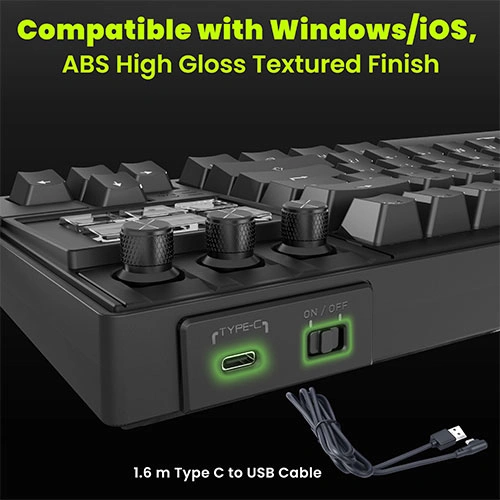 Ant Esports Apex 400 AI Hybrid Stream Deck RGB Mechanical Keyboard