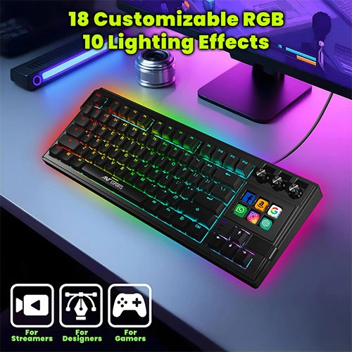 Ant Esports Apex 400 AI Hybrid Stream Deck RGB Mechanical Keyboard