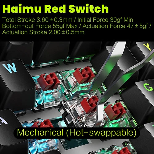 Ant Esports Apex 400 AI Hybrid Stream Deck RGB Mechanical Keyboard