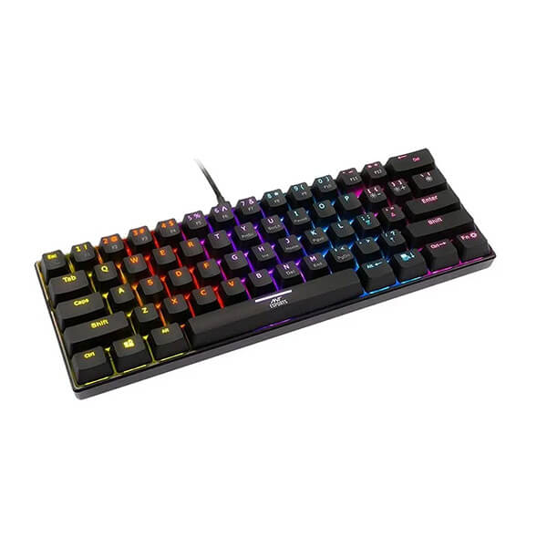 Ant Esports MK1200 Mini Mechanical Gaming Keyboard Red Switches