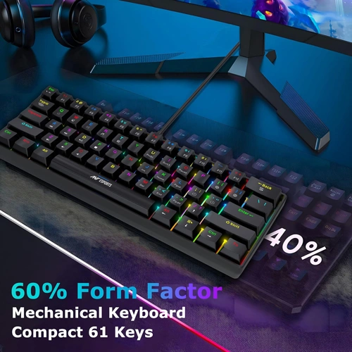Ant Esports MK1300 V2 Mini RGB Keyboard with Blue Switches