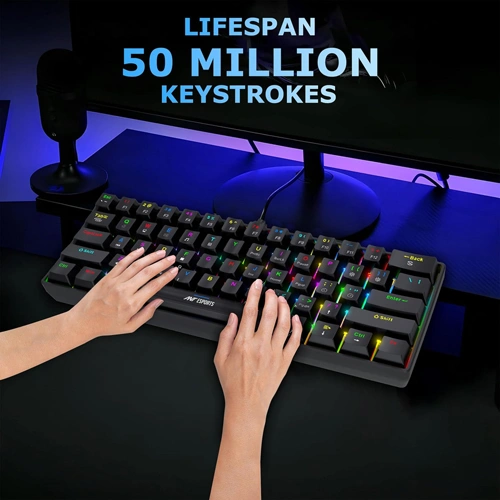 Ant Esports MK1300 V2 Mini RGB Keyboard with Brown Switches