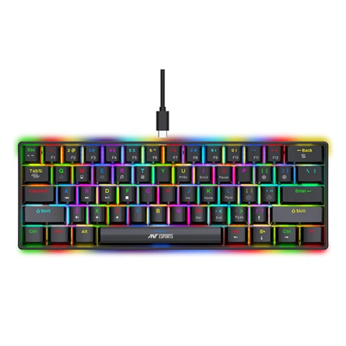 Ant Esports MK1300 V2 Mini RGB Keyboard with Brown Switches