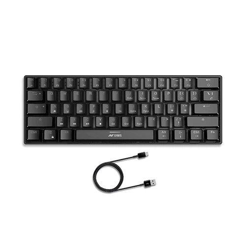 Ant Esports MK1300 V2 Mini RGB Mechanical Gaming Keyboard with Red Switches