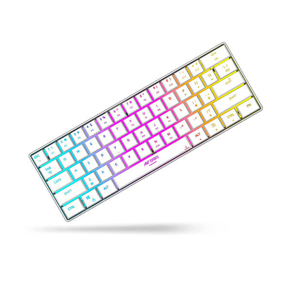 Ant Esports MK1500 Mini RGB White Wireless Gaming Keyboard