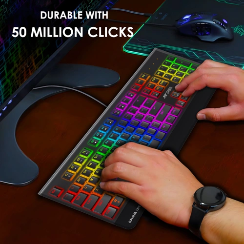 Ant Esports MK4000 RGB Gaming Keyboard with Red Switches