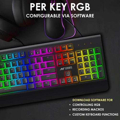Ant Esports MK4000 RGB Gaming Keyboard with Red Switches