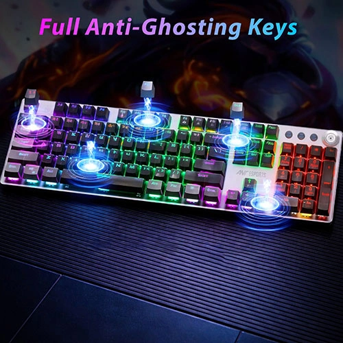 Ant Esports MK4400 Pro Wireless RGB Mechanical Gaming Keyboard With Red Switches