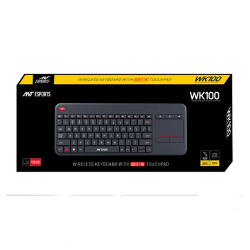 Ant Esports WK100 Wireless Grey Keyboard with Touch Pad