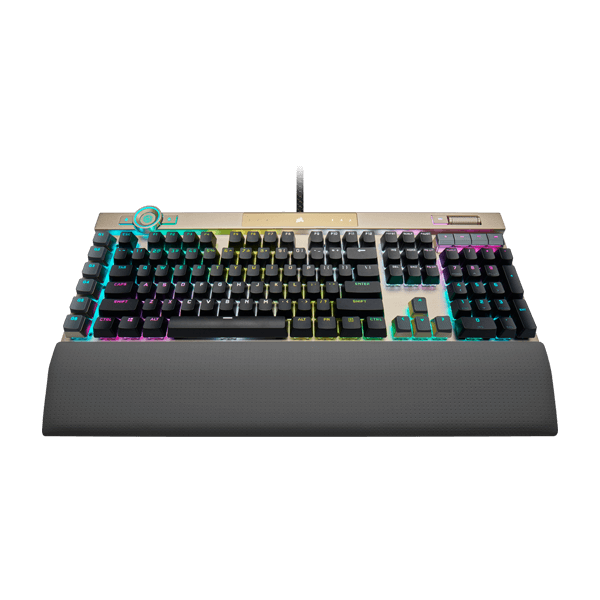 Corsair K100 RGB Optical-Mechanical Gaming Keyboard with OPX Switches (Midnight Gold)