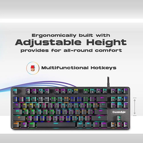 Cosmic Byte CB-GK-18 Firefly TKL RGB Mechanical Keyboard