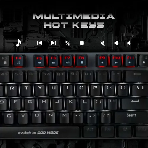 Cosmic Byte Vanth Keyboard with Blue Mechanical Switch