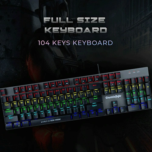Cosmic Byte CB-GK-28 Vanth Mechanical Gaming Keyboard with Red Switches