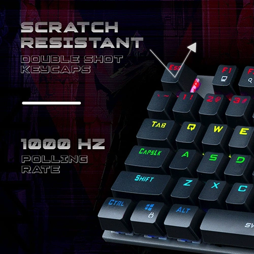 Cosmic Byte CB-GK-28 Vanth Mechanical Gaming Keyboard with Red Switches