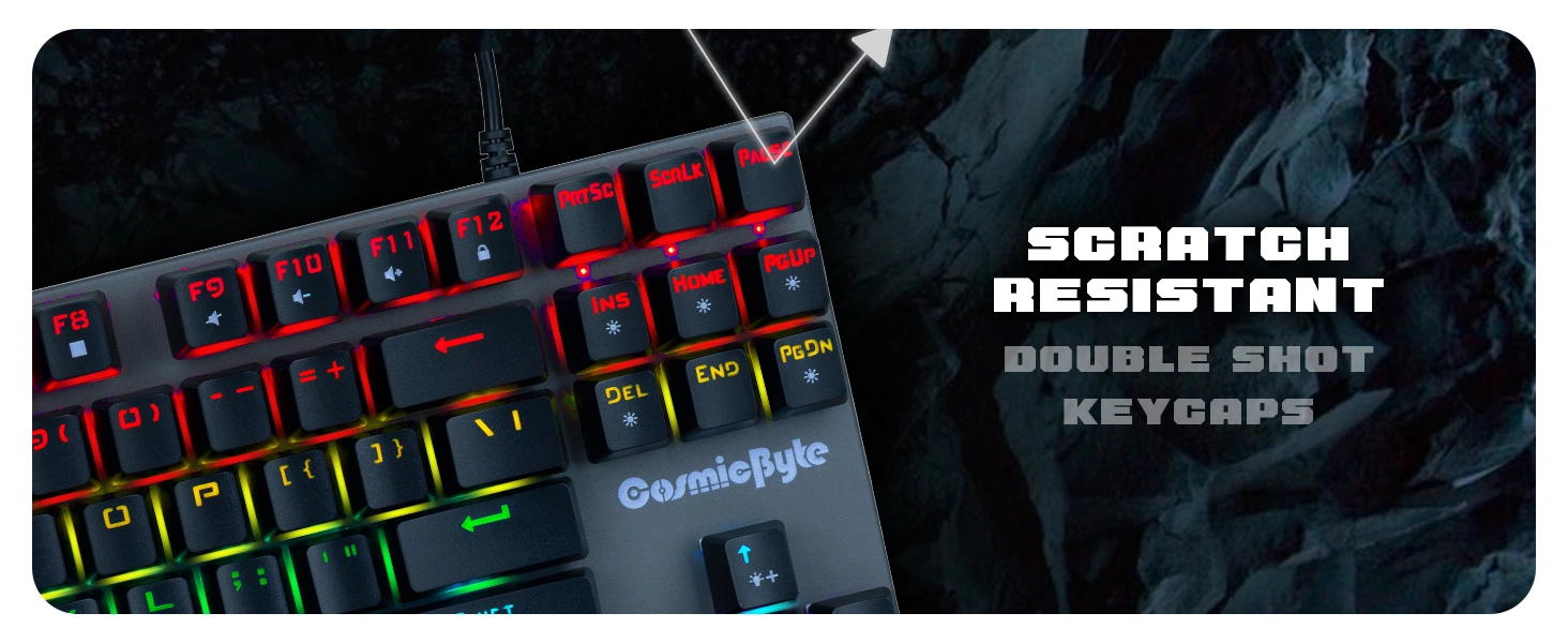 Cosmic Byte Pandora TKL Mechanical Keyboard Red