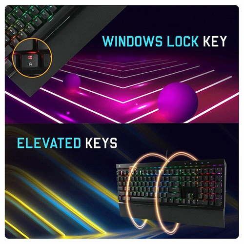 Cosmic Byte CB-GK-29 Eye Pro Per Key RGB Mechanical Keyboard