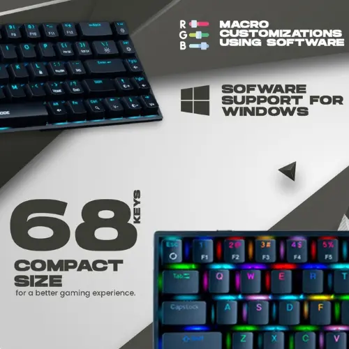Cosmic Byte Artemis Keyboard with Red Mechanical Switch
