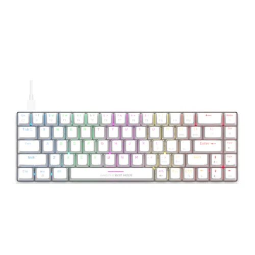 Cosmic Byte Artemis White Keyboard with Blue Mechanical Switch