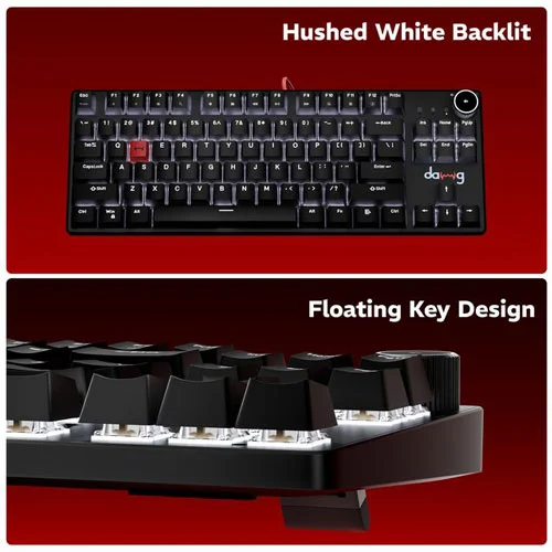 Dawg HighKEY 373 Mechanical Gaming Keyboard with Blue Glacier Switches
