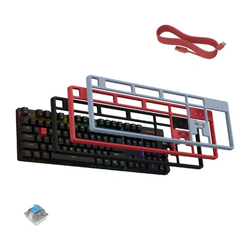 Dawg HighKEY 685 RGB Mechanical Gaming Keyboard with Blue Glacier Switches