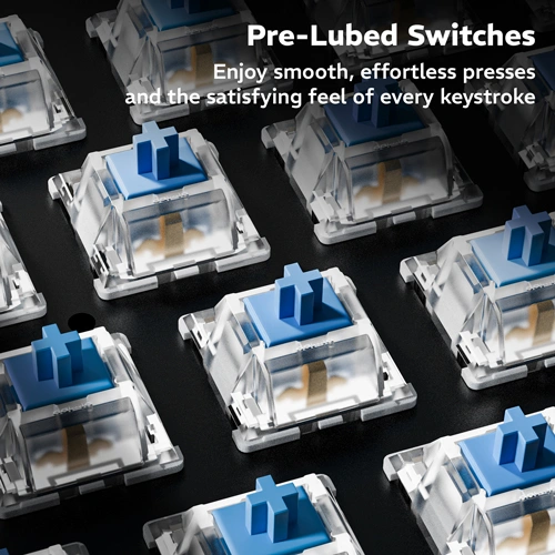 Dawg HighKEY 685 RGB Mechanical Gaming Keyboard with Blue Glacier Switches