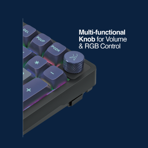 Fingers QuikFINGERS Fierce GK7 Tri-Mode Mechanical RGB Keyboard