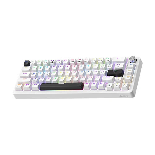 Fingers Savage-MK2 RGB White Mechanical Gaming Keyboard