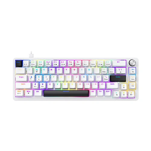 Fingers Savage-MK2 RGB White Mechanical Gaming Keyboard